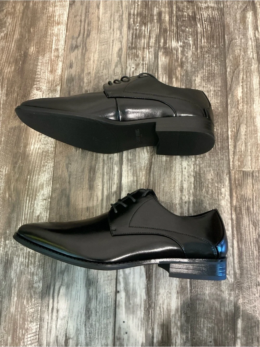 Stacy Adams Black Patent Leather Derby Shoe Size 12